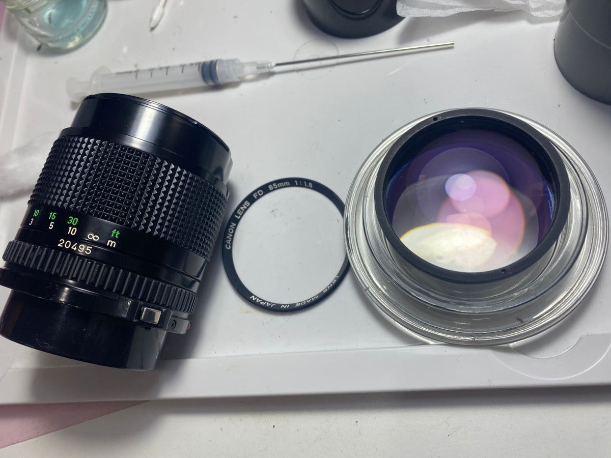 Canon New FD NFD 85mm f1.8 Maintained Tested MF Portrait Prime Lens NFD From Japan #20495