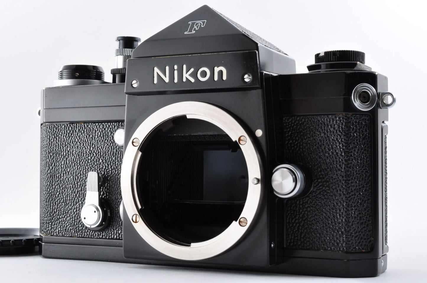 Nikon F Eye Level Black Early Model Mt Fuji Mark 35mm SLR Film Camera From Japan #6523350
