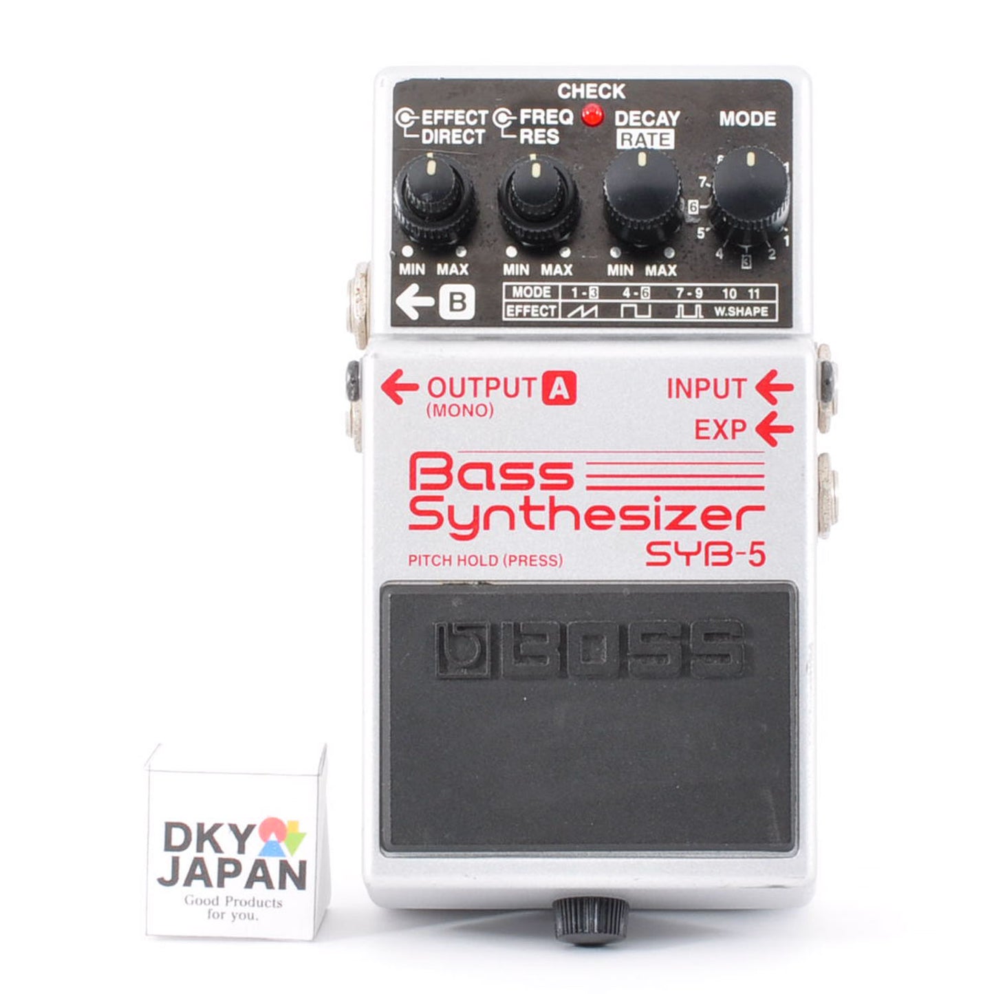 Boss SYB-5 Bass Synthesizer Guitar Effects Pedal Synth Made In Taiwan 2004 Used From Japan #ZS73134