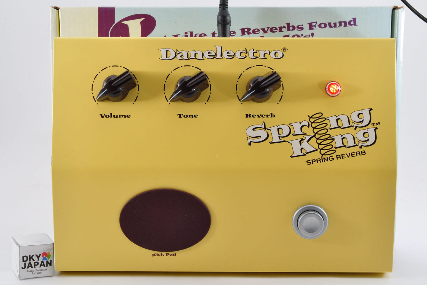 Danelectro DSR-1 Spring King Reverb w/OriginalBox Guitar Effect Pedal Openbox From Japan #6090567706