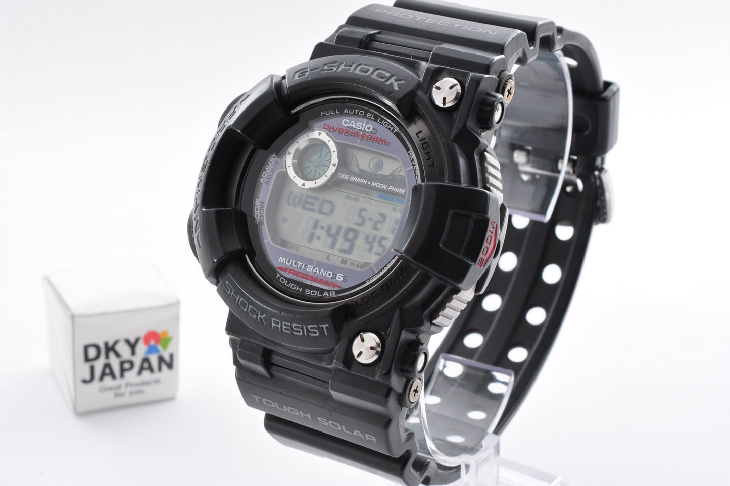 Casio G-SHOCK GWF-D1000B-1JF Frogman Solar Atomic Men Watch 3184 Used From Japan