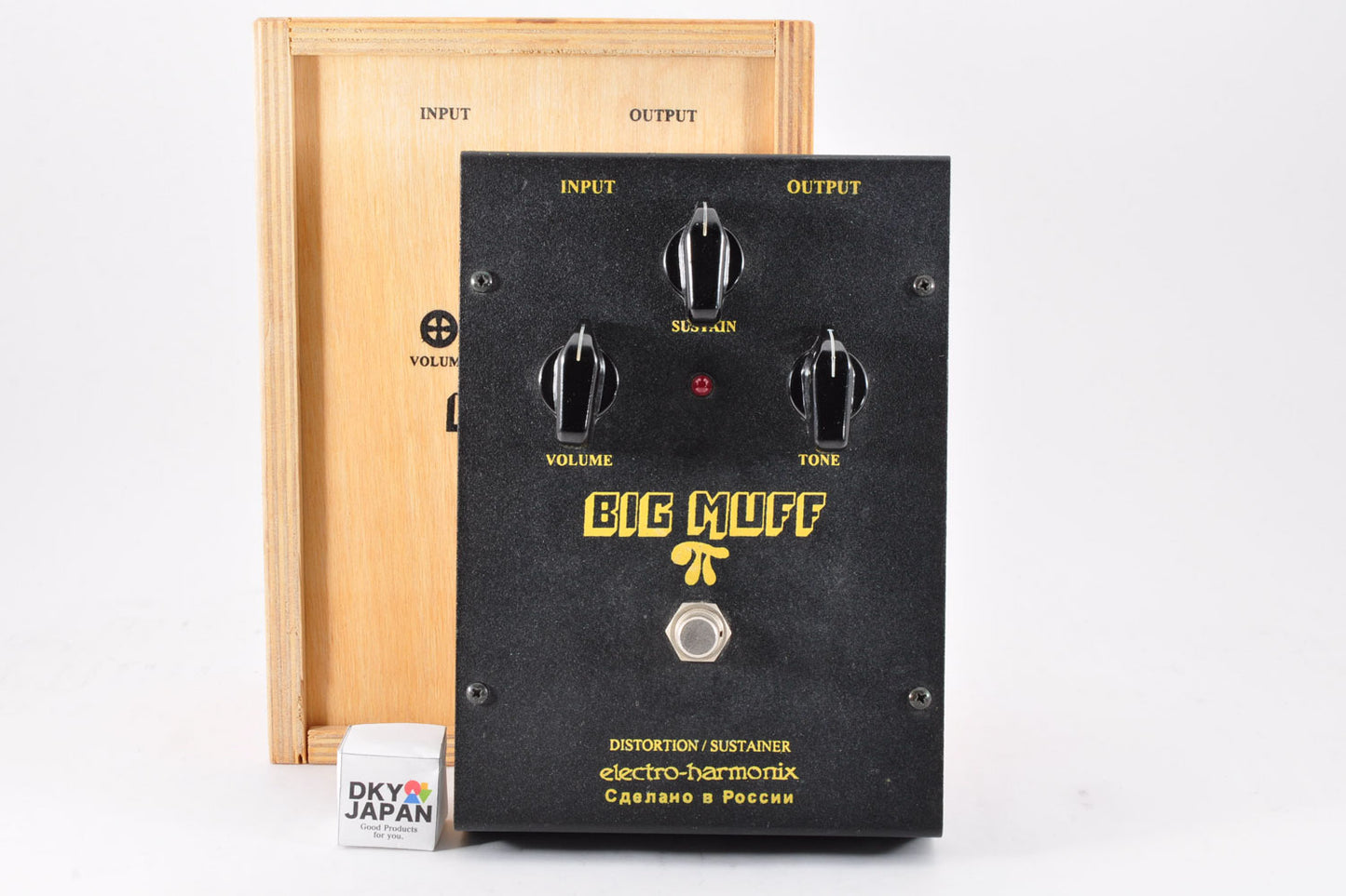 Electro Harmonix Russian Big Muff Black Guitar Fuzz Pedal w/Box Used From Japan #BMR599