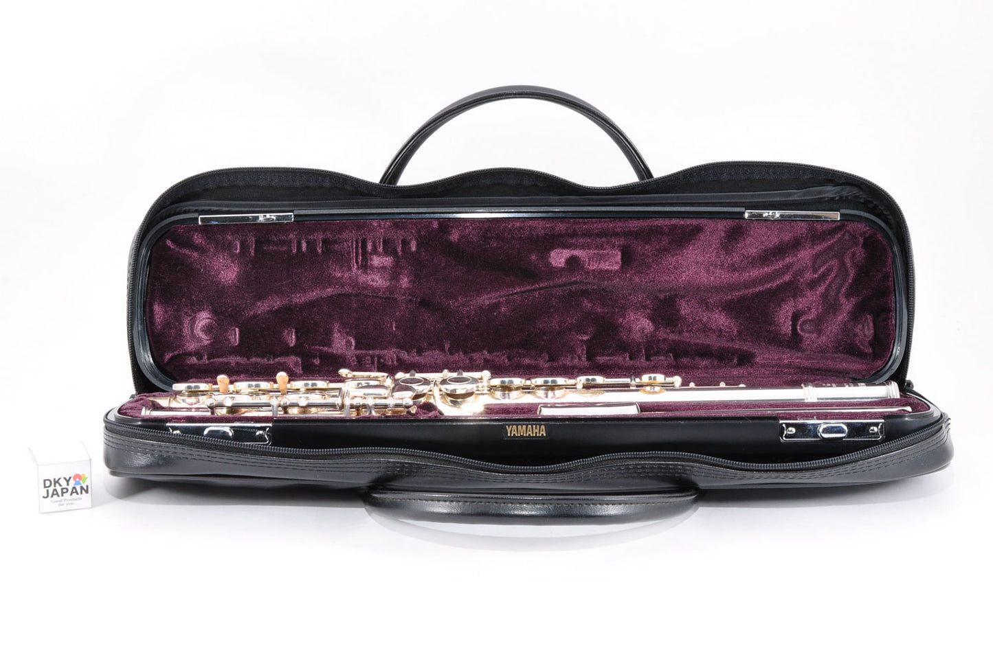 Yamaha YFL-411Ⅱ Flute Silver Made In Japan w/Hardcase&Carrybag Used From Japan #306141