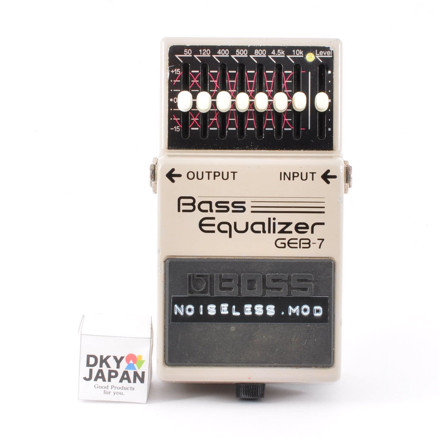 Boss GEB-7 Modified Noiseless For Bass Equalizer Pedal Mod Used From Japan #CN65959