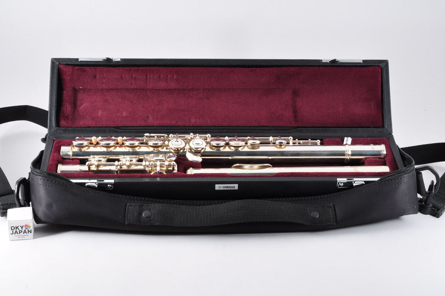 Yamaha YFL-312 Flute Silver E-Mechanism w/Case Carrybag Made In Indonesia Used From Japan #K33777