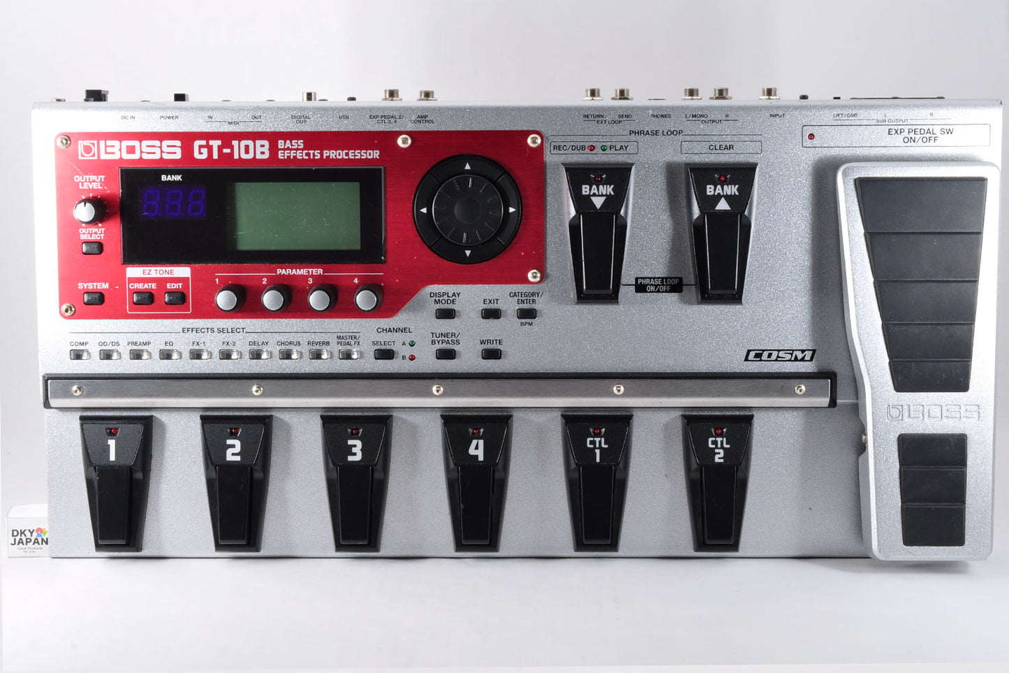 Boss GT-10B Multi-Effects Bass Effects Processor Pedal Made In Taiwan Used From Japan #A5A0285