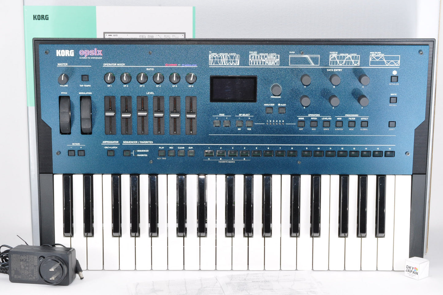 Korg opsix ALTERED FM SYNTHESIZER Key37 w/Original Box&Adapter Used From Japan #914