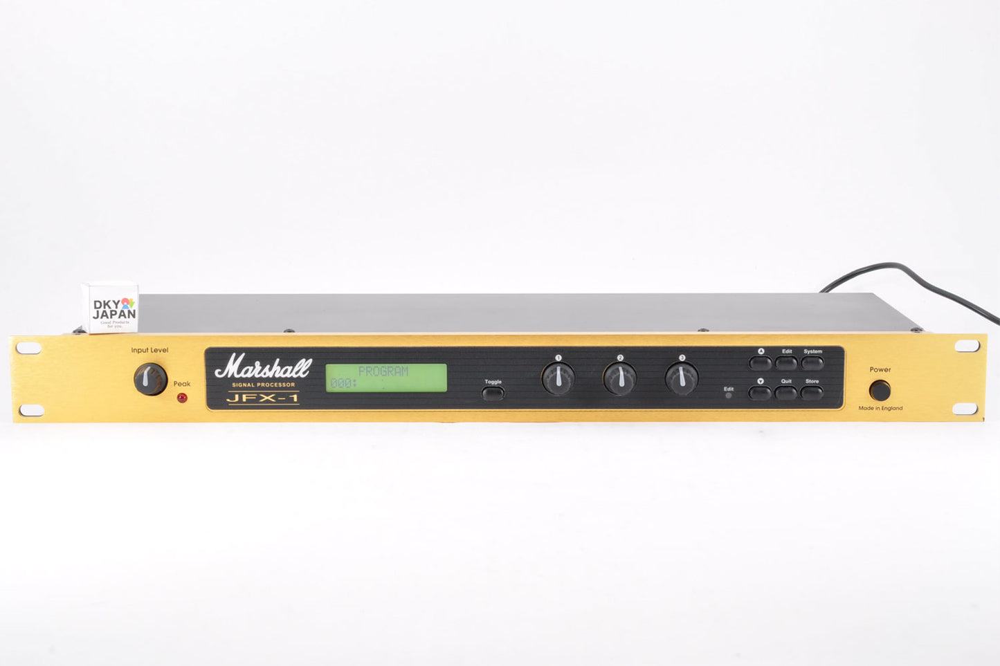 Marshall JFX-1 Signal Processor 1U Rack Guitar Effector w/Adapter Used From Japan