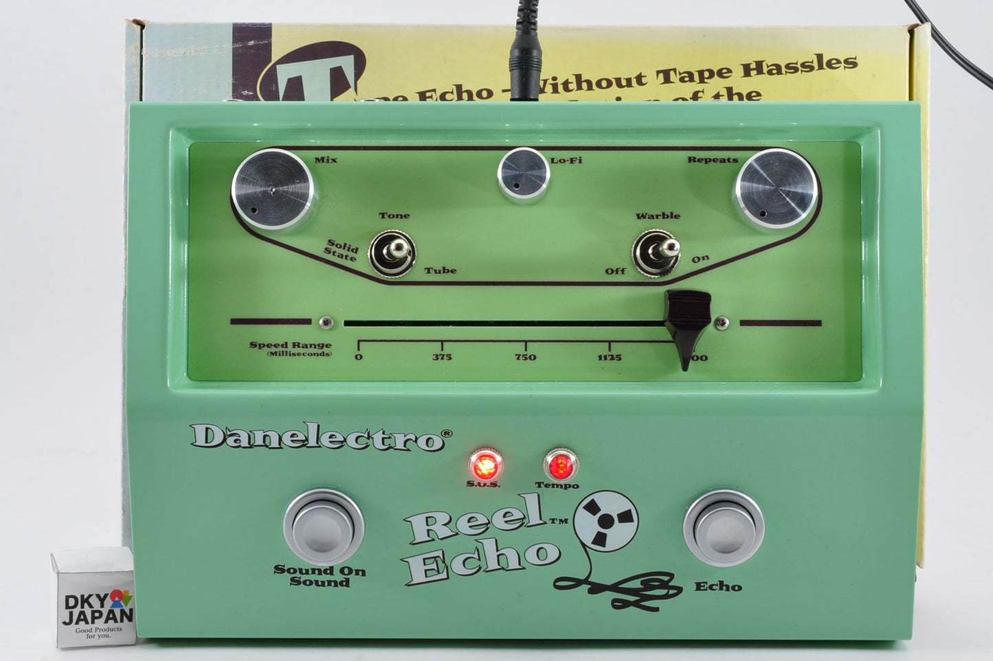 Danelectro Reel Echo DTE-1 Tape Echo w/OriginalBox Guitar Effect Pedal Openbox From Japan #6030155724