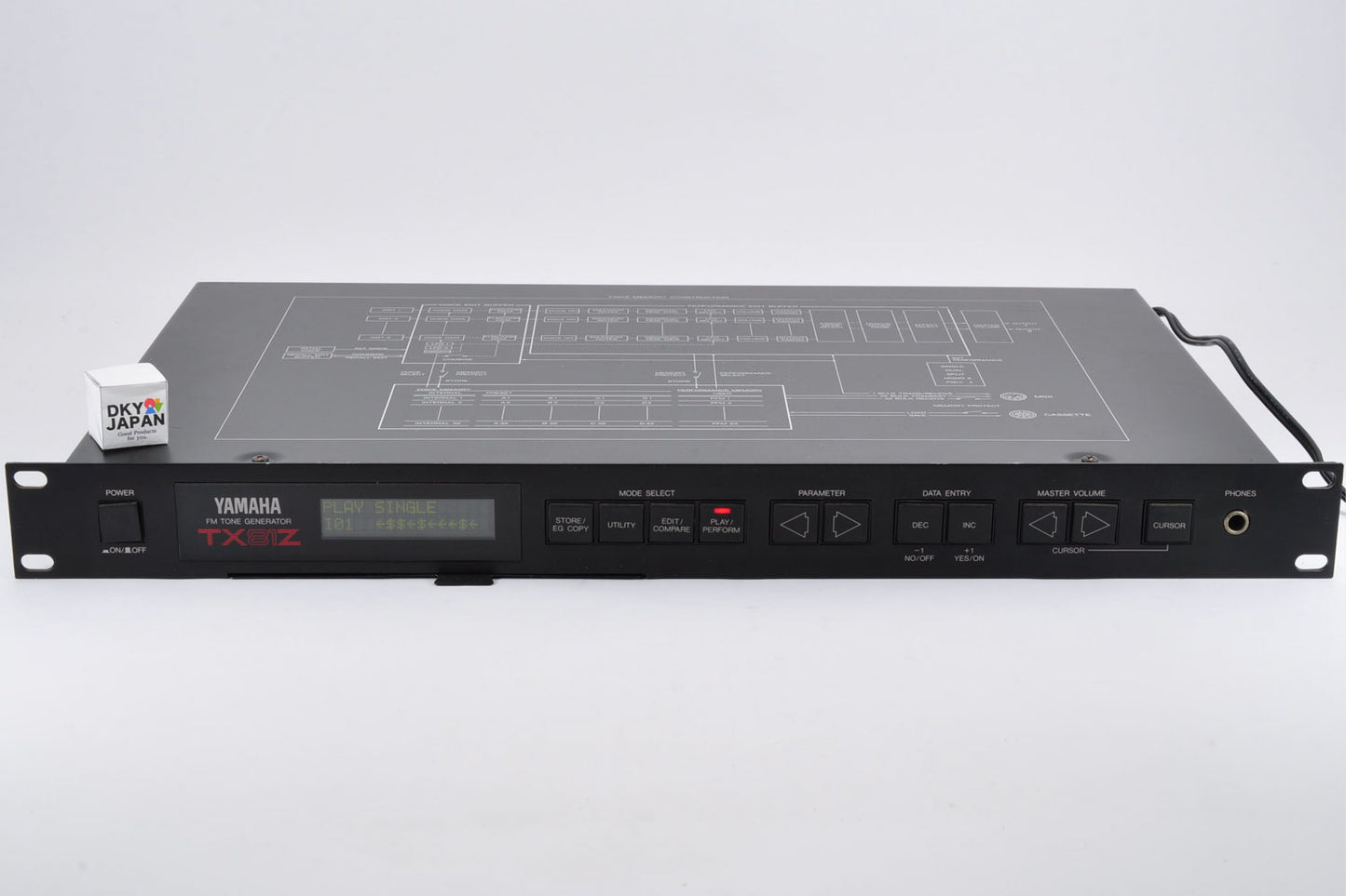 Yamaha TX81Z FM Tone Generator MIDI Synthesizer Made In Japan 1U Rack Mount Used From Japan #26991