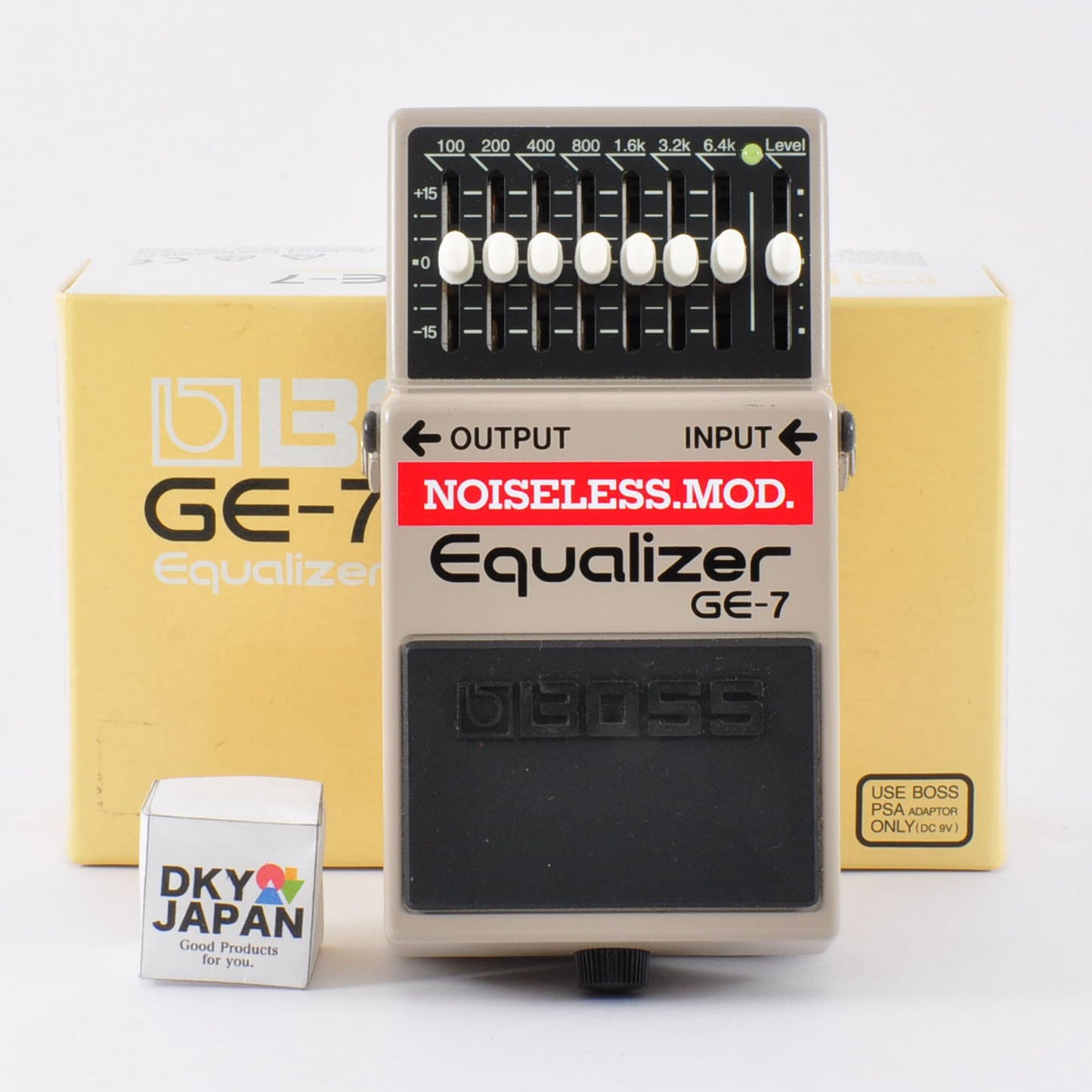 Boss GE-7 Modified Noiseless Equalizer PSA Made in Taiwan 2012 Guitar Effects Pedal Used From Japan #E9B4357