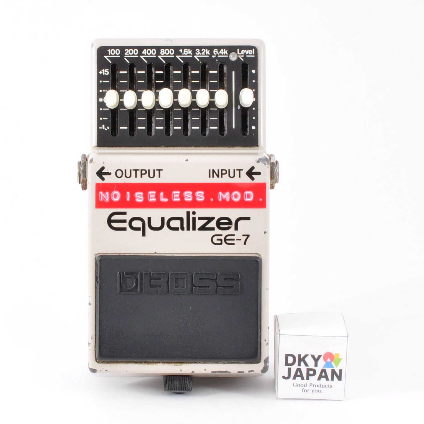 Boss GE-7 Modified Noiseless Equalizer Made in Japan 1985 Guitar Effects Pedal Used From Japan #537100