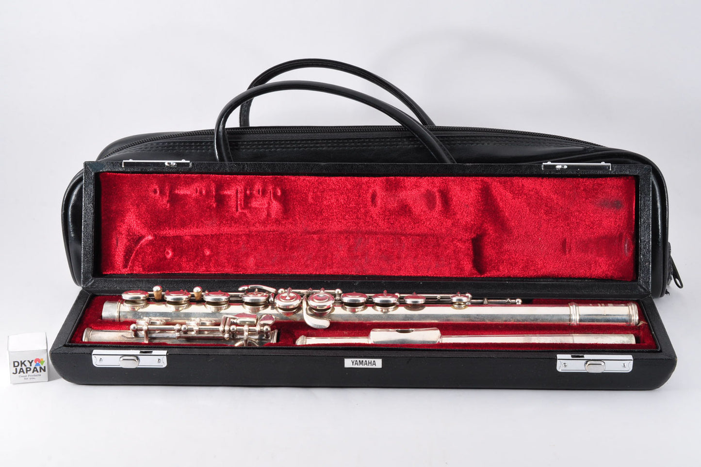 Yamaha YFL-451 Flute Silver Professional Model w/Case Carrybag Used From Japan #007909