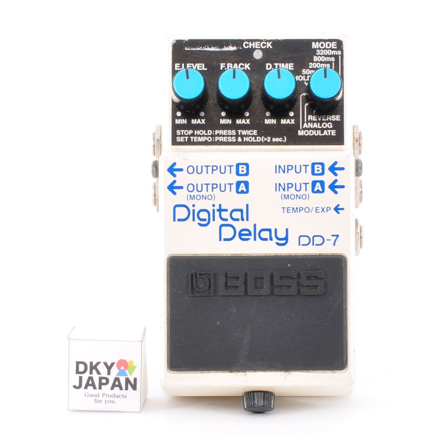 Boss DD-7 Digital Delay Guitar Effects Pedal Made In Taiwan 2008 Used From Japan #AX00821