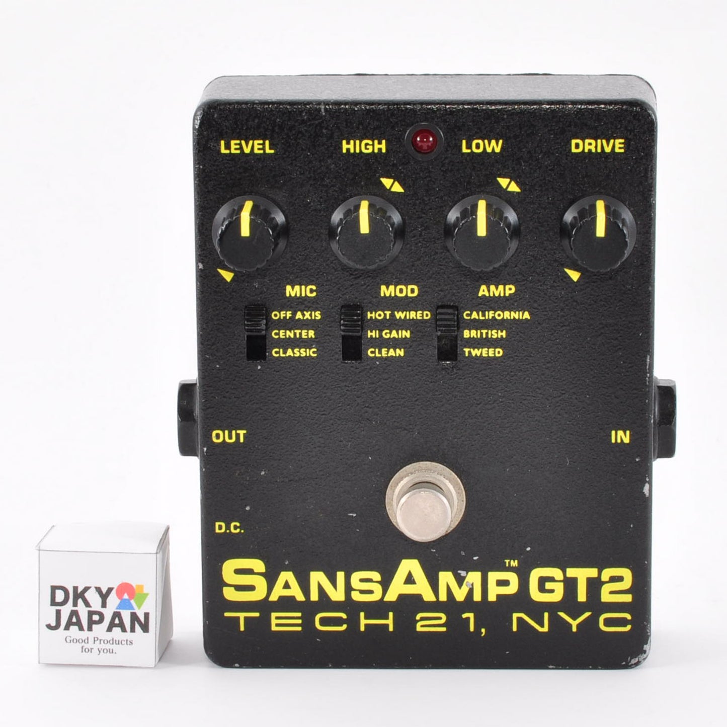 Tech21 SansAmp GT2 NYC Guitar Effects Pedals Overdrive Distortion Used From Japan #135612