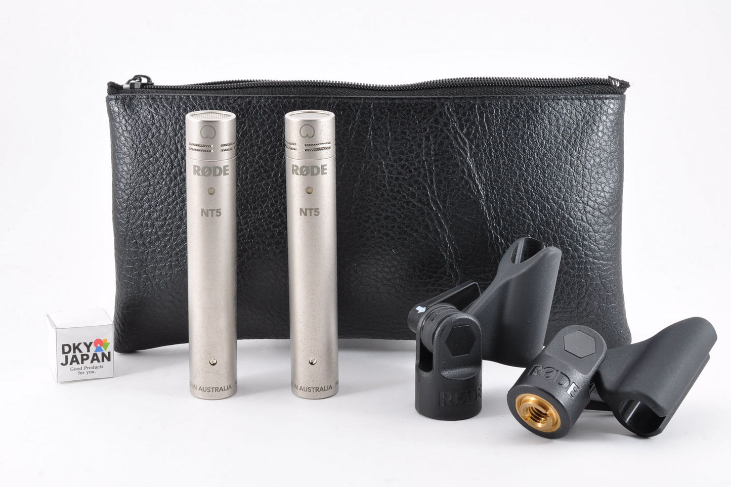 Rode NT5 Pair Condenser Microphone w/Micfolder Case Made In Australia Used From Japan #1389 #1390
