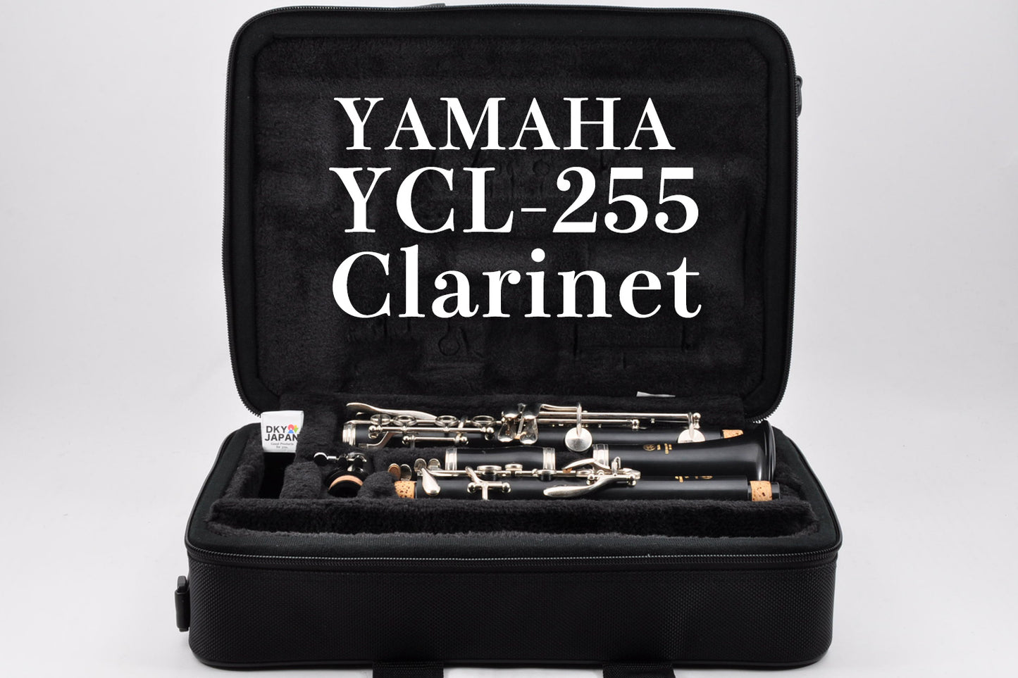 Yamaha YCL-255 Clarinet w/Casebag Mouthpiece Ligature Made In Indonesia Used From Japan #M67312