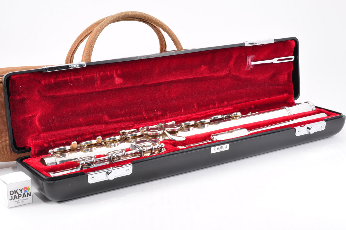 Yamaha YFL-411 Flute Silver Made in Japan Used w/Case JAPAN Used From Japan #12462