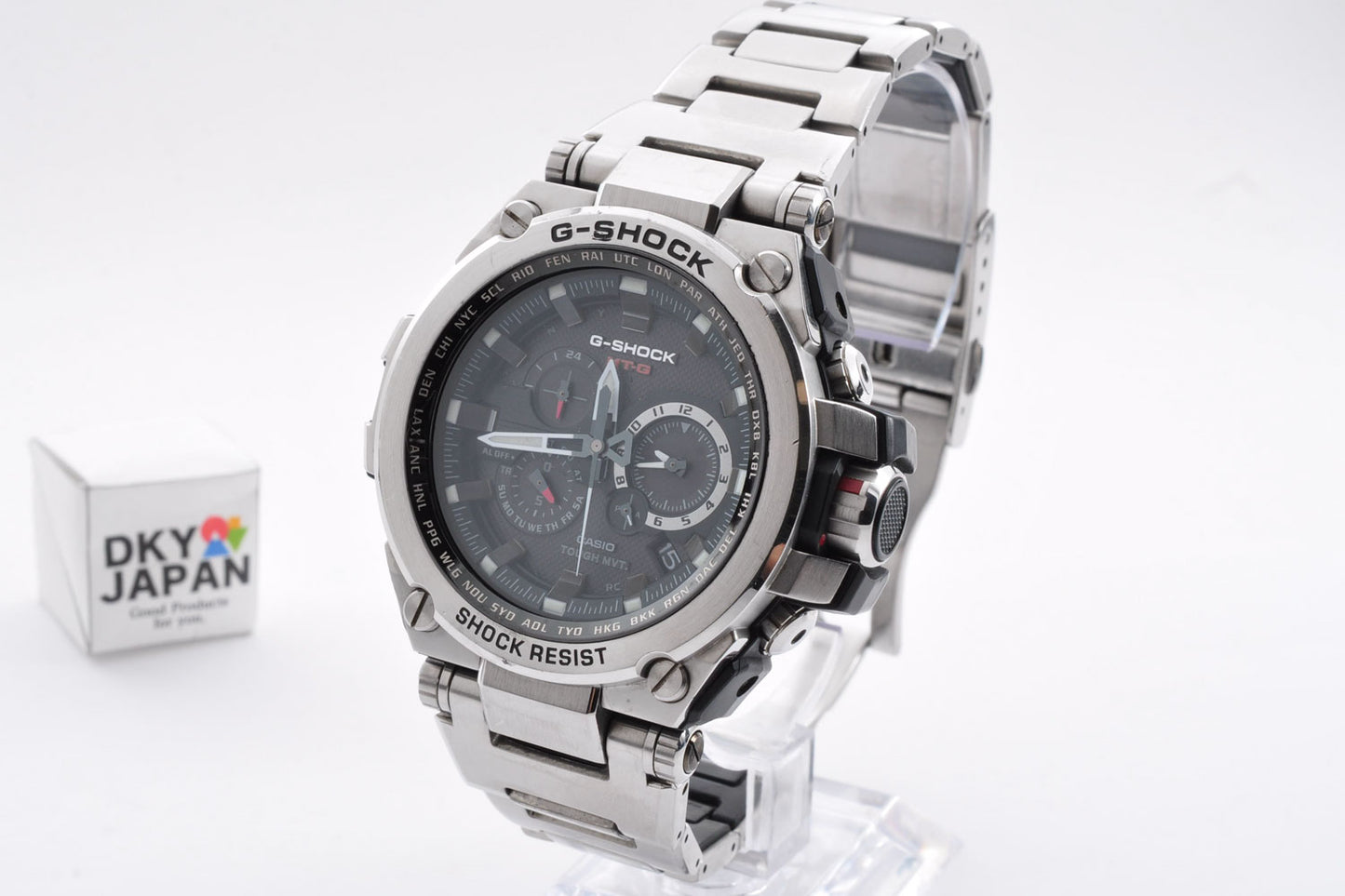 CASIO G-SHOCK MT-G MTG-S1000D-1AJF Black dial 45mm Radio Wave Solar 5369 Used From Japan