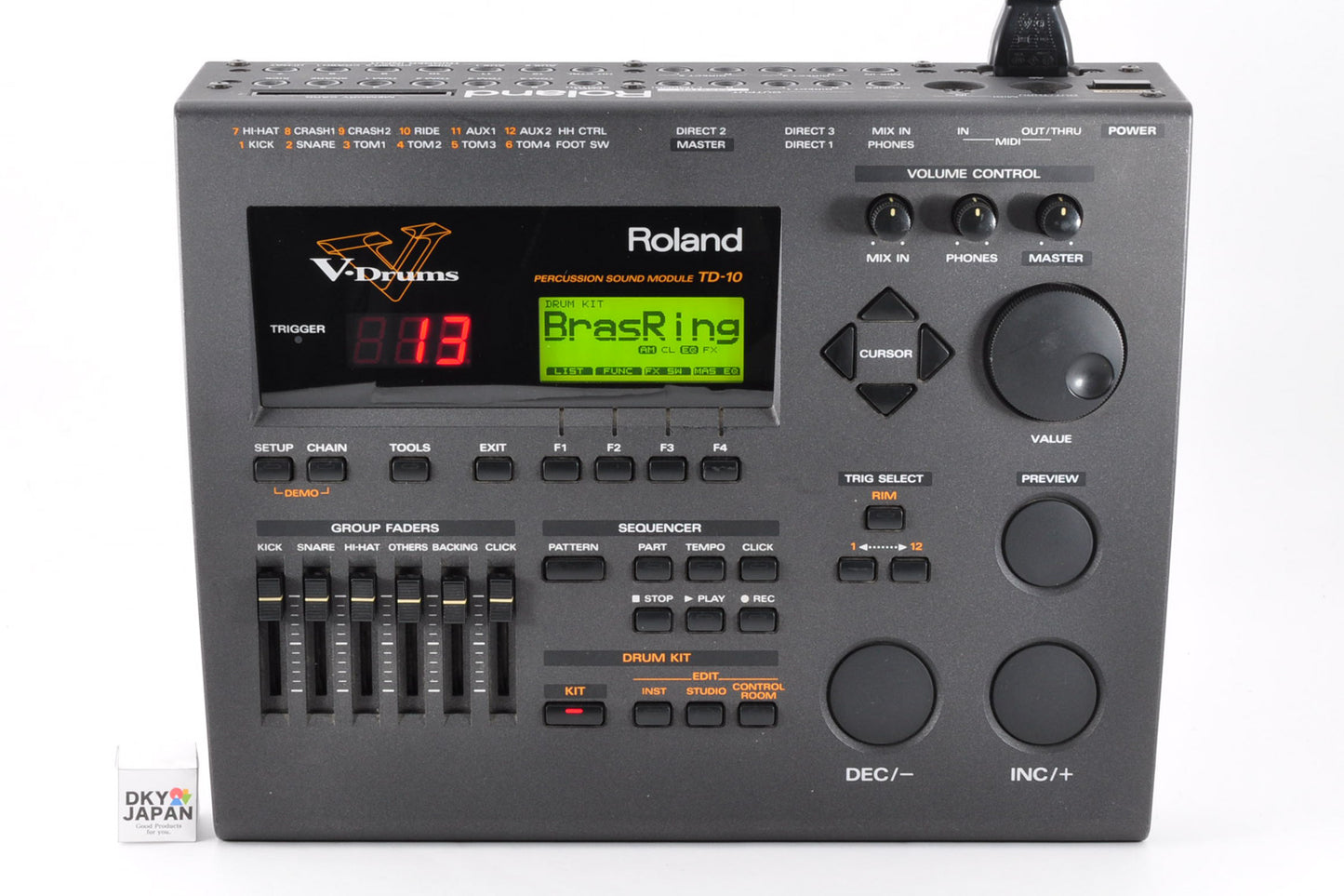 Roland TD-10 Vdurm Percussion Drum Sound Module Made In Japan Used From Japan #AM05307