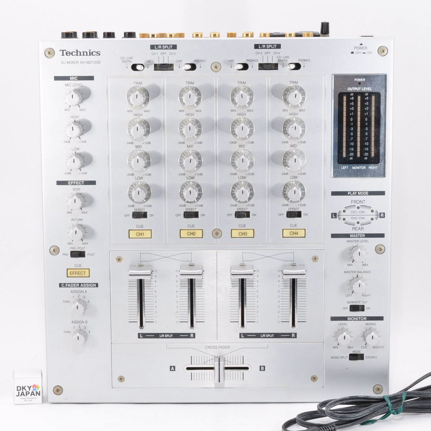 Technics SH-MZ1200 Silver Professional DJ Mixer 4-channel Made In Japan Used From Japan #FW6GB01013R
