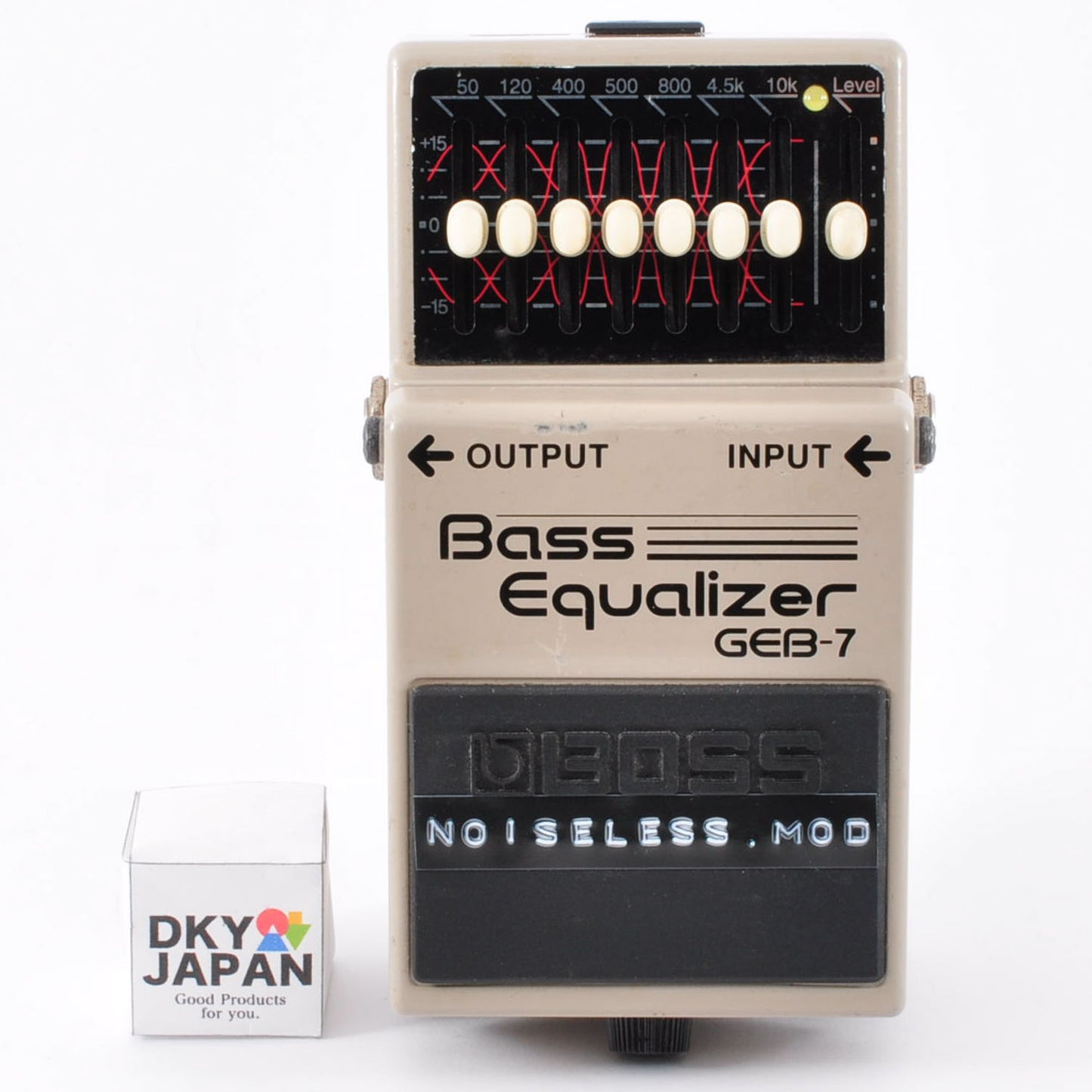 Boss GEB-7 Modified Noiseless For Bass Equalizer EQ Pedal Mod Used From Japan #HW81770