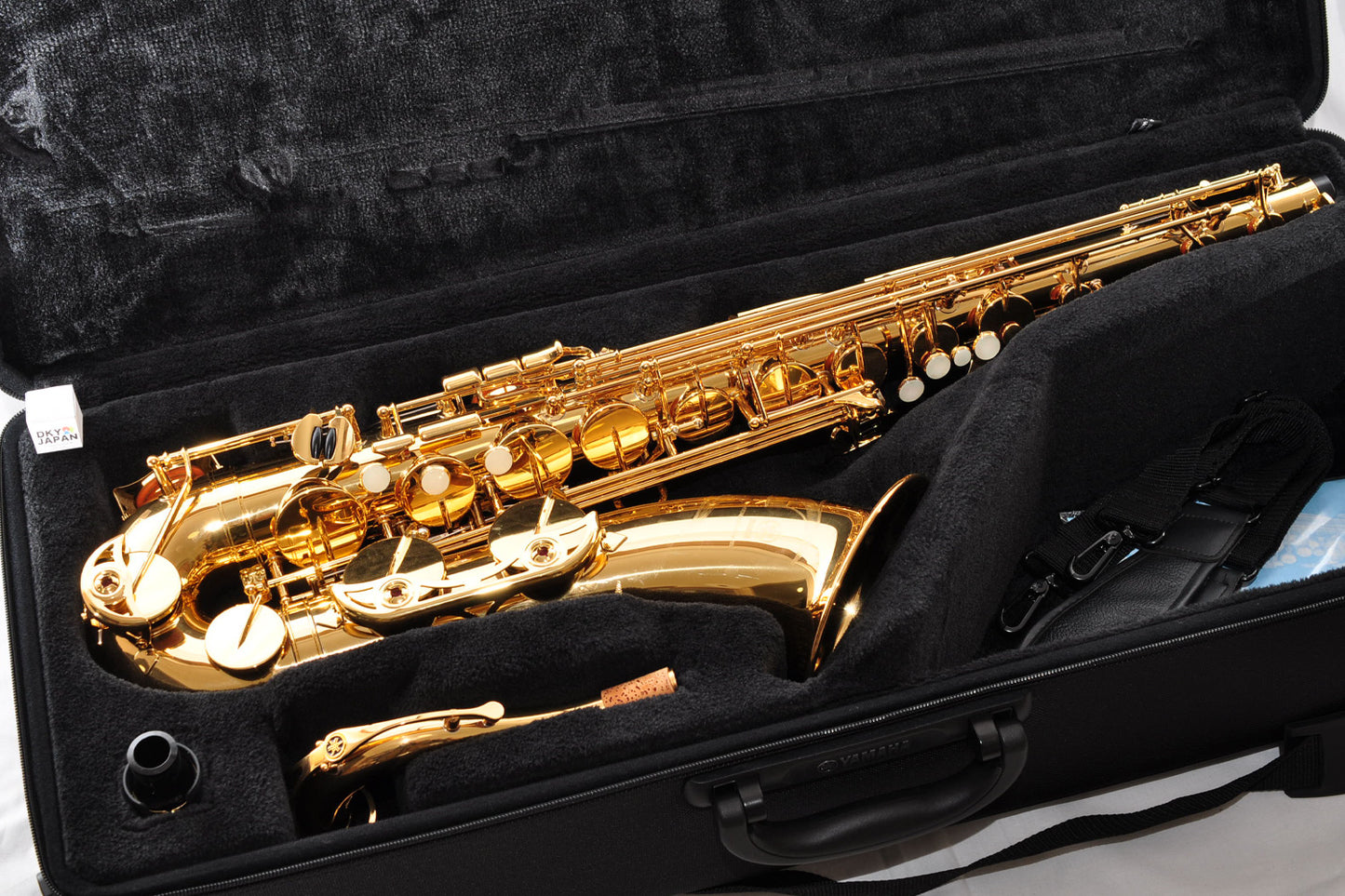 Yamaha YTS-480 Tenor Saxophone Gold Lacquer w/Case Mouthpiece Made In Indonesia Used From Japan #N33244