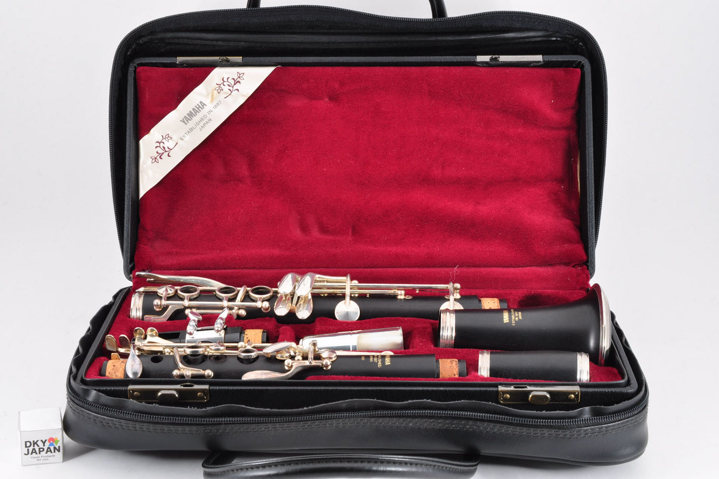 Yamaha YCL-450 Clarinet Bb w/Case Mouthpiece Ligature Made In Japan Used From Japan #027176