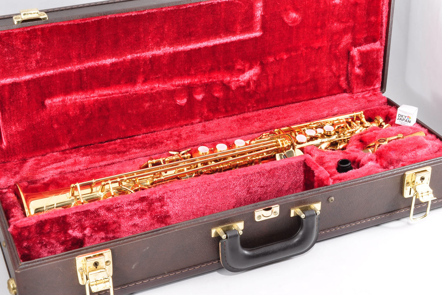 YAMAHA YSS-675 Soprano Saxophone Made In Japan w/Case M1neck Moutupiece Used From Japan #003153