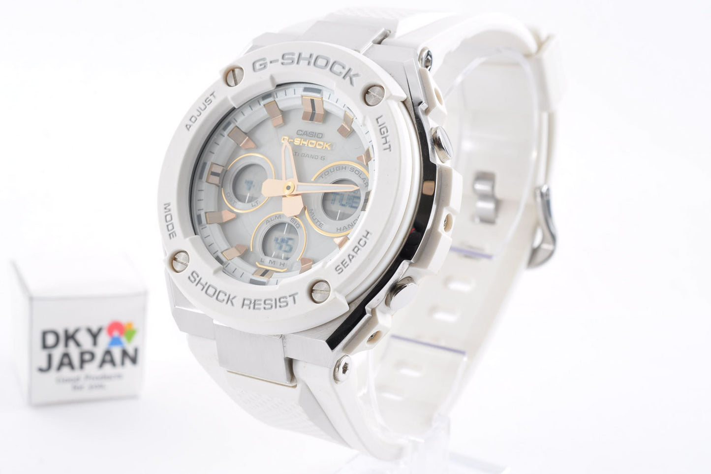 Casio G-Shock GST-W300-7AJF G-STEEL Radio Solar Men Watch 5524 Used From Japan