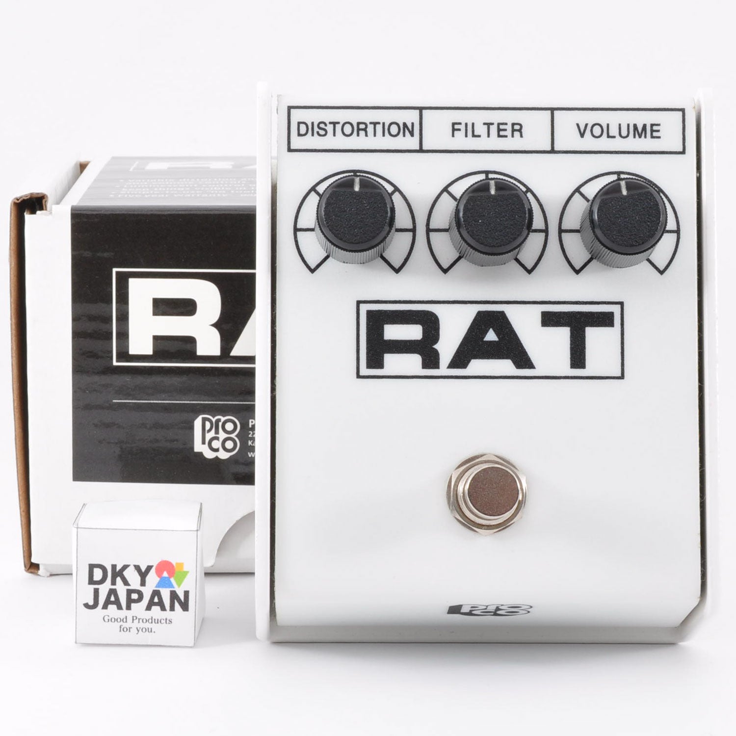 Pro Co RAT ギターエフェクター　イケベ楽器40周年記念モデル Amazon | Pro-co RAT 2 WHITE “IKEBE 40th Anniversary” イケベ