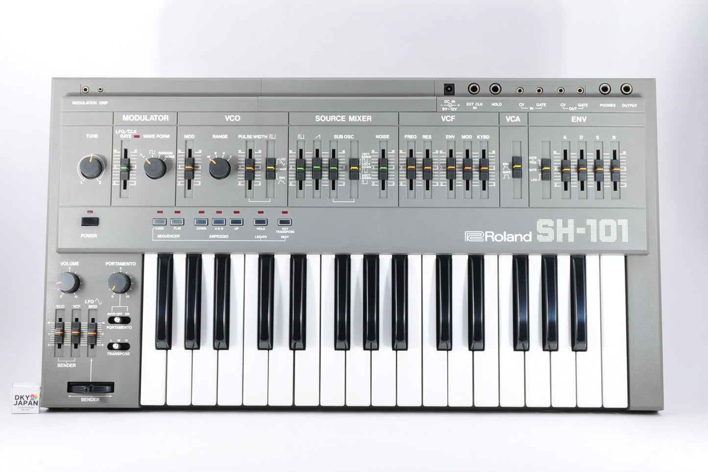 Roland SH-101 Monophonic Analog Synthesizer Keyboard Excellent Condition Used From Japan