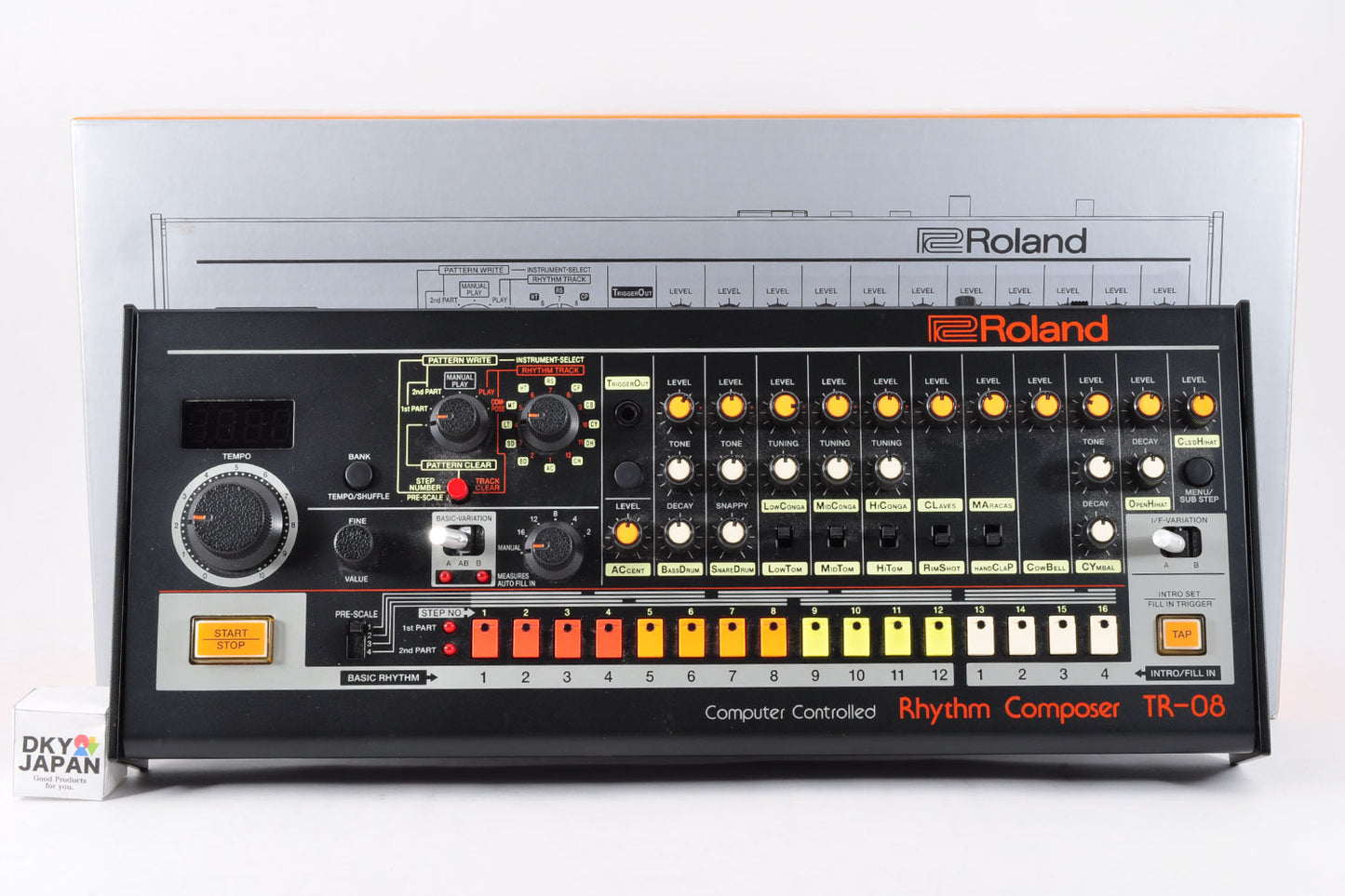 Roland TR-08 Rhythm Composer Computer Controlled w/Original Box Used From Japan #Z2I836