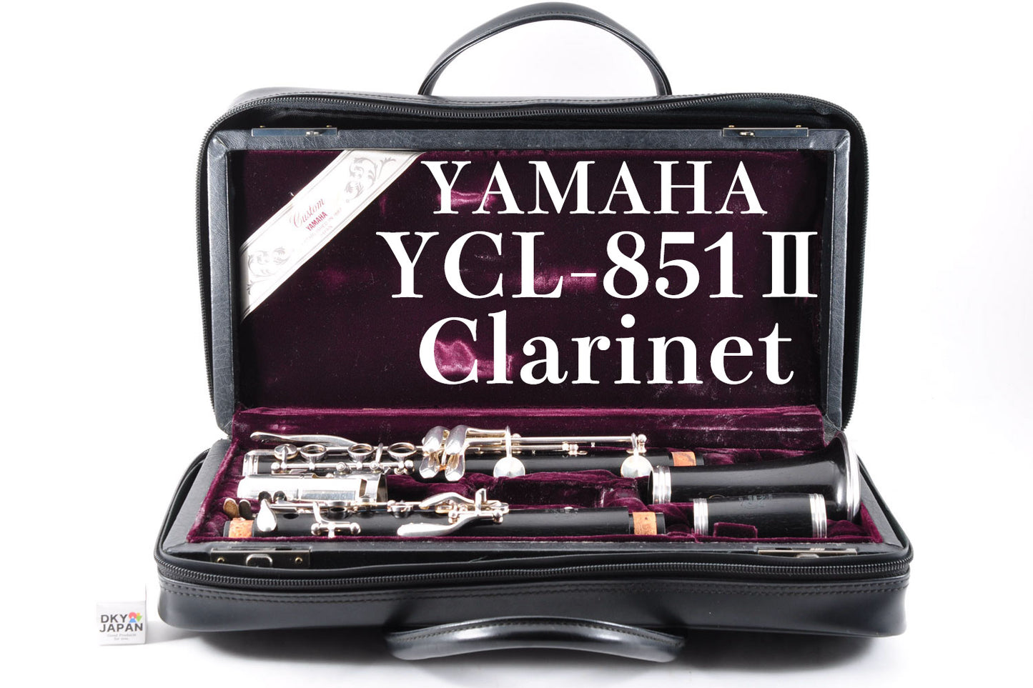 Yamaha YCL-851II Custom CX Clarinet Bb Made In Japan w/Case Used From Japan #13545