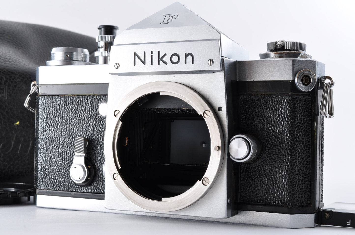 Nikon F Eye Level Silver S/N6404544 Early model Mt Fuji Mark 35mm SLR Film Camera From Japan