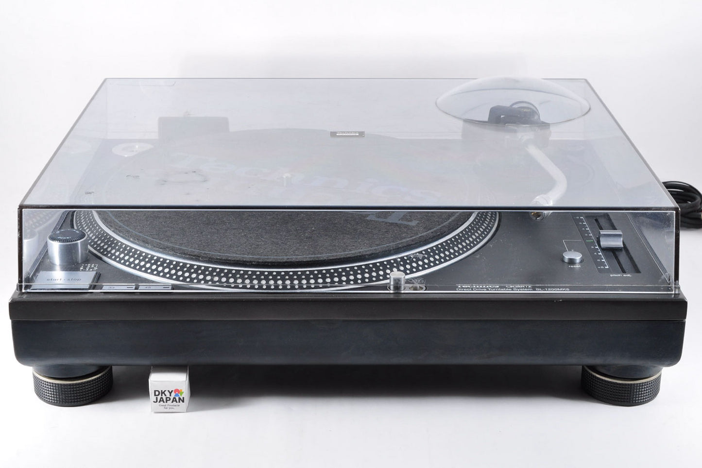 Technics SL-1200 MK5 Black Direct Drive DJ Turntable w/Cover Working Used From Japan #GE3CA001610