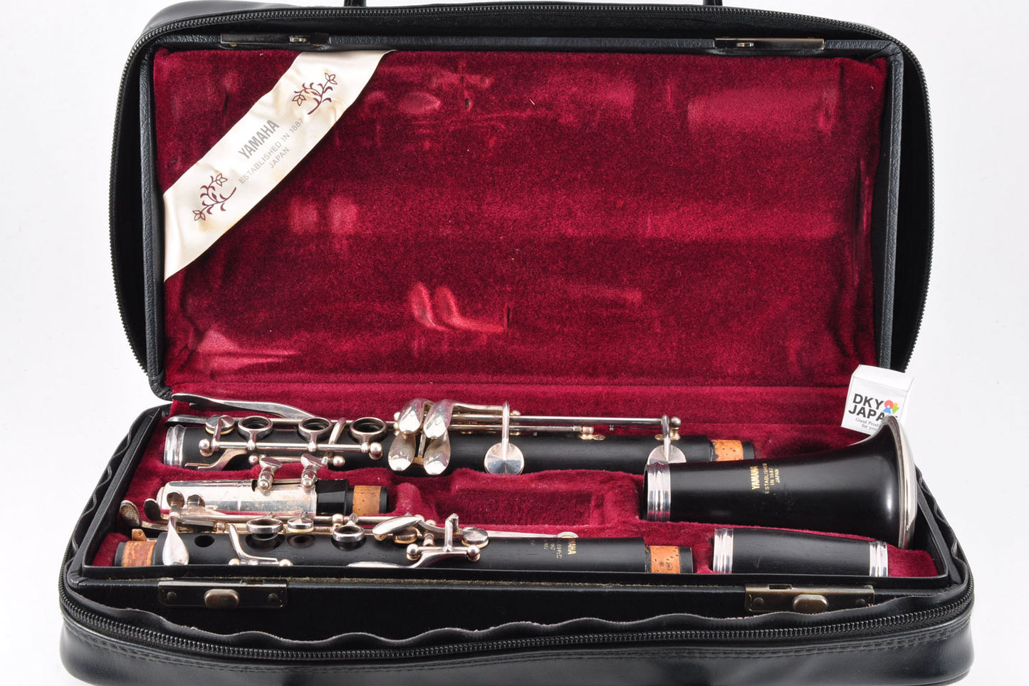 Yamaha YCL-450 Clarinet Bb w/Case Mouthpiece Ligature Made In Japan Used From Japan #019262