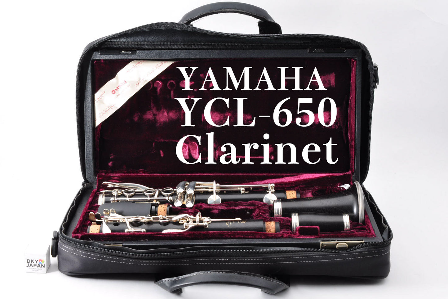 Yamaha YCL-650 Clarinet Made In Japan w/Hardcase Bag Mouthpiece Used From Japan #136897
