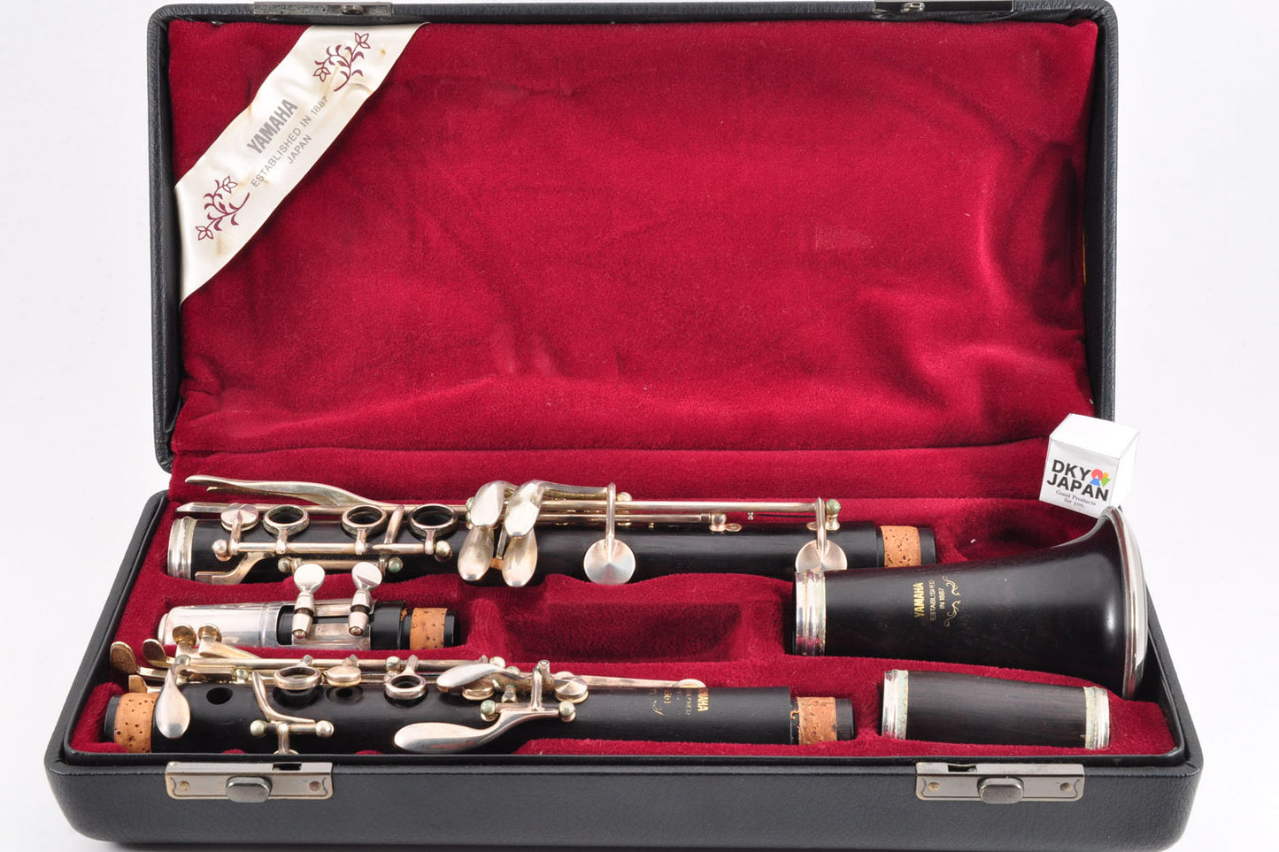 Yamaha YCL-650F Clarinet Bb w/Case Mouthpiece Ligature Made In Japan Used From Japan #004076