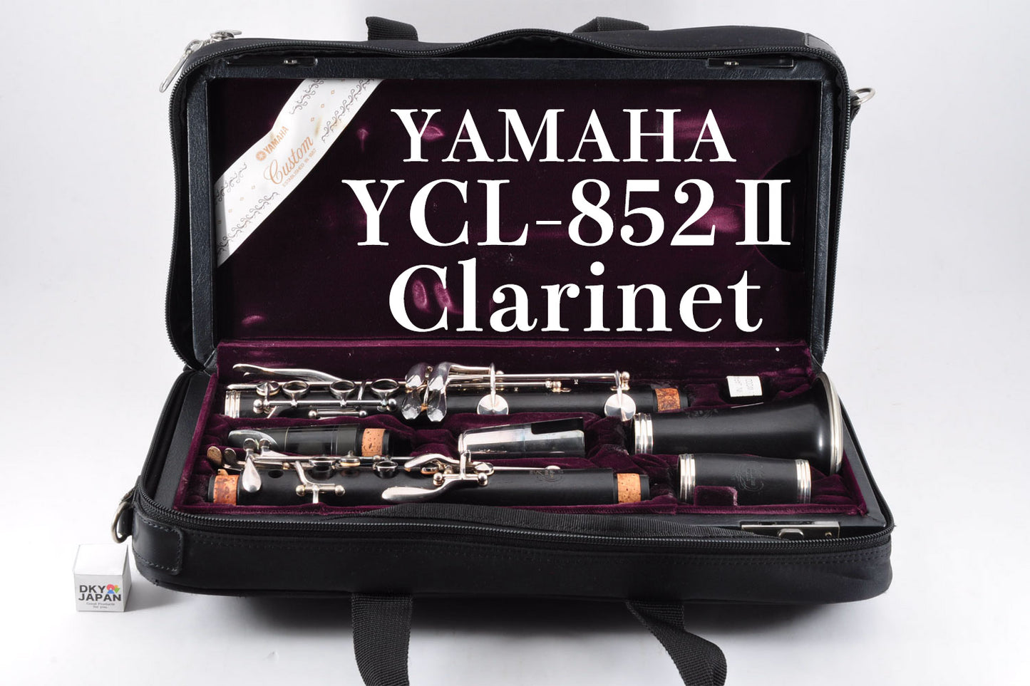 Yamaha YCL-852II Custom CS Clarinet Bb Made In Japan w/Case Used From Japan #10198