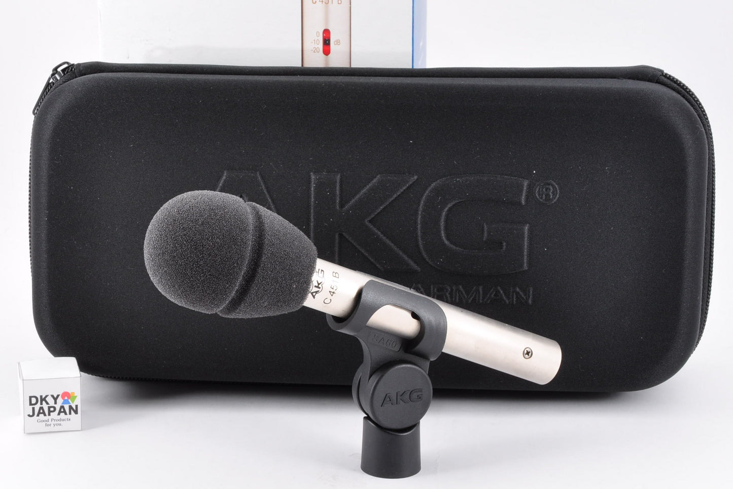 AKG C451B Small Diaphragm Microphone Studio/Live Reference Condenser Mic Used From Japan #50913