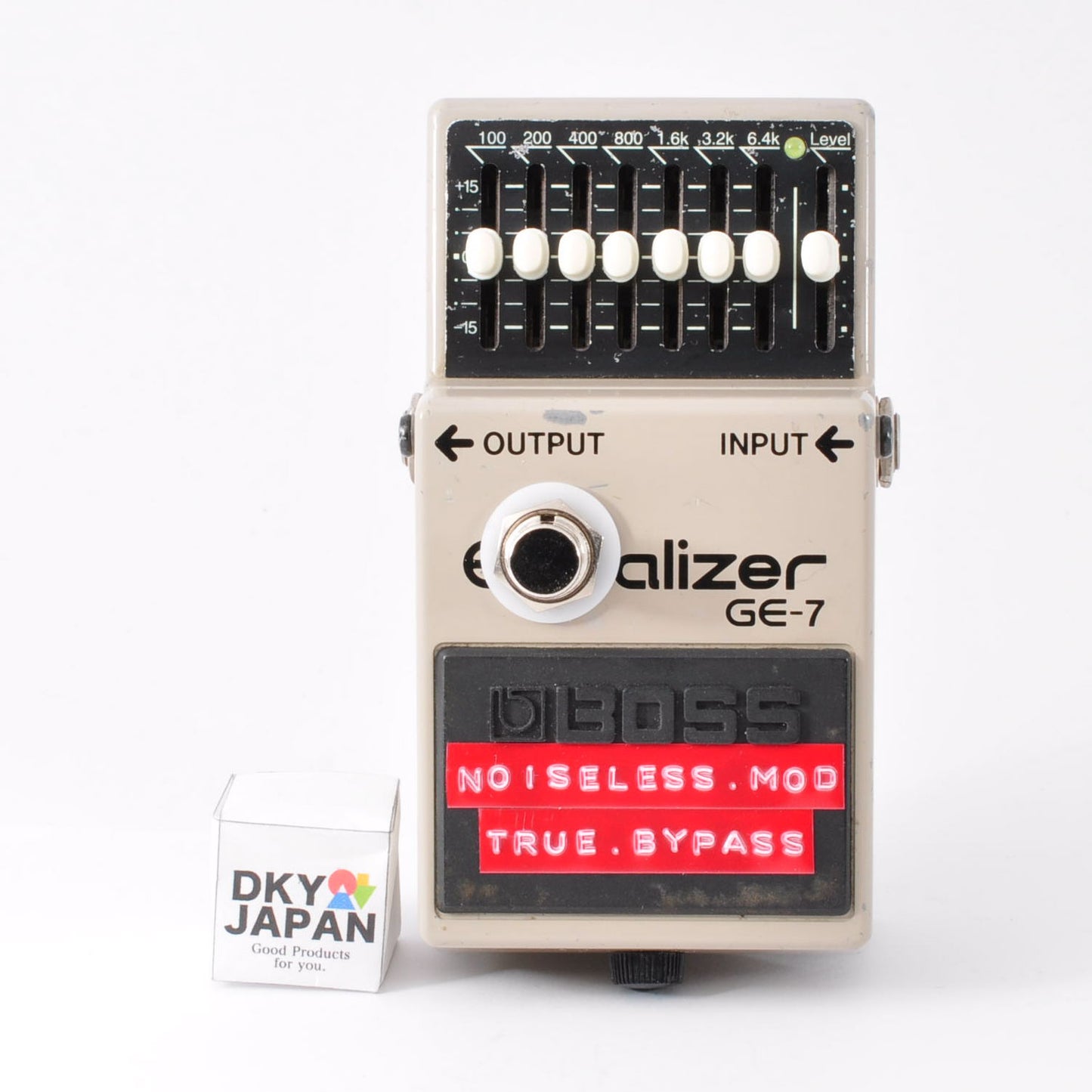 Boss GE-7 Modified True Bypass & Noiseless Equalizer Made In Taiwan 2002 Used From Japan #MP58507