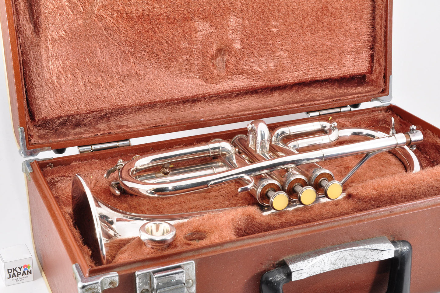 Yamaha YCR-2610S Cornet Silver Key Eb w/Hardcase&Mouthpiece Used From Japan #1338