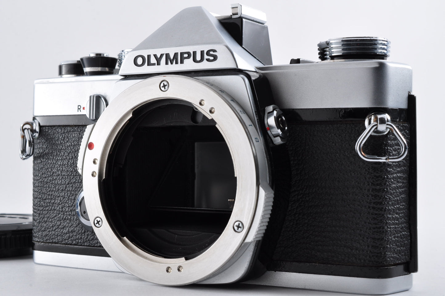 OLYMPUS OM-1 Silver Late model Maintained Meter Works SLR Film Camera From Japan #1080593
