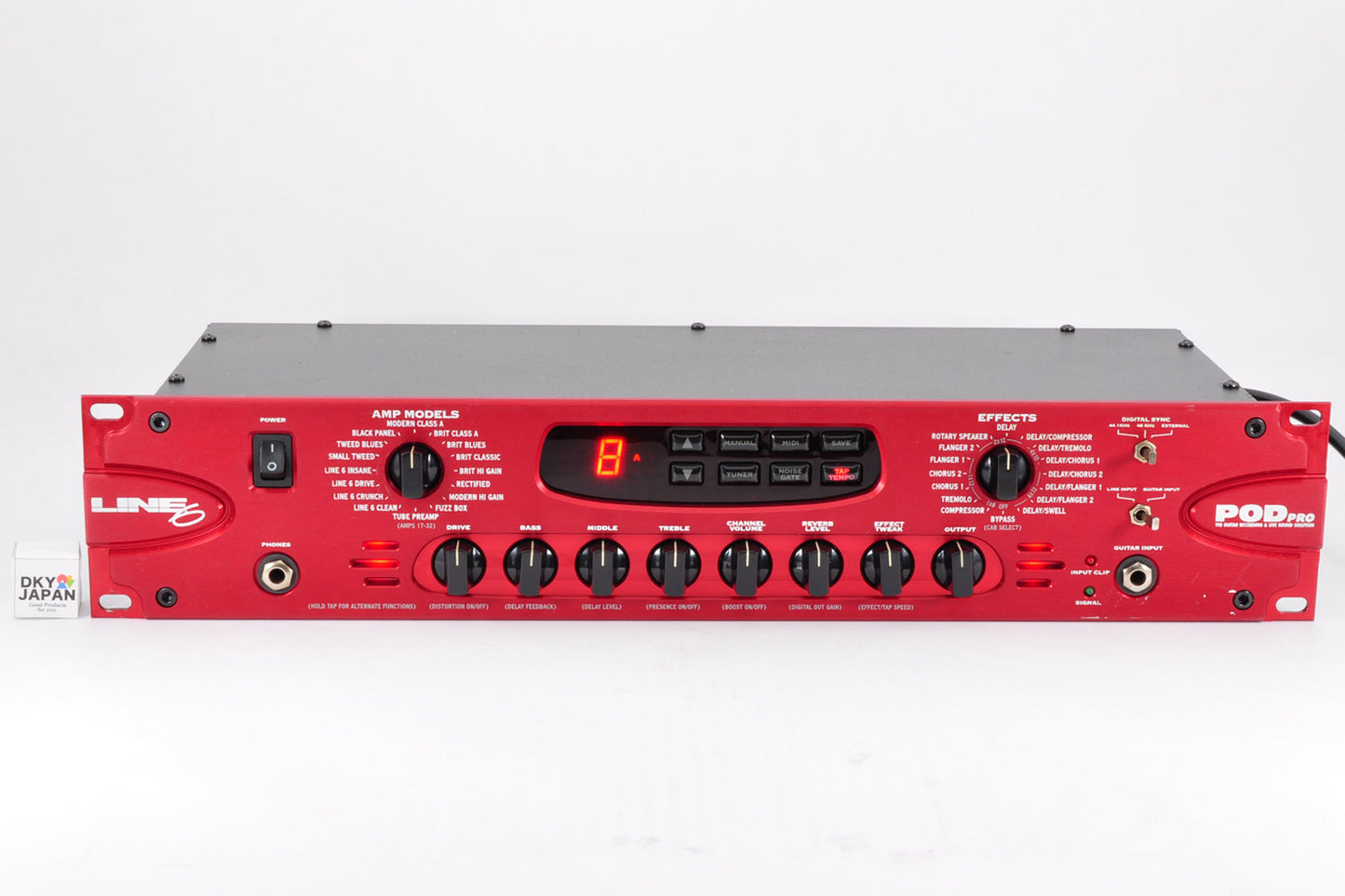 Line6 POD PRO Guitar Multi Effects Processor 2U Rack Used From Japan #462