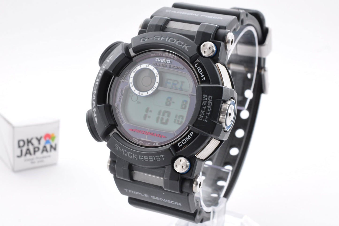 CASIO G-SHOCK GWF-D1000-1JF Master of G FROGMAN Triple Sensor 3445 Used From Japan