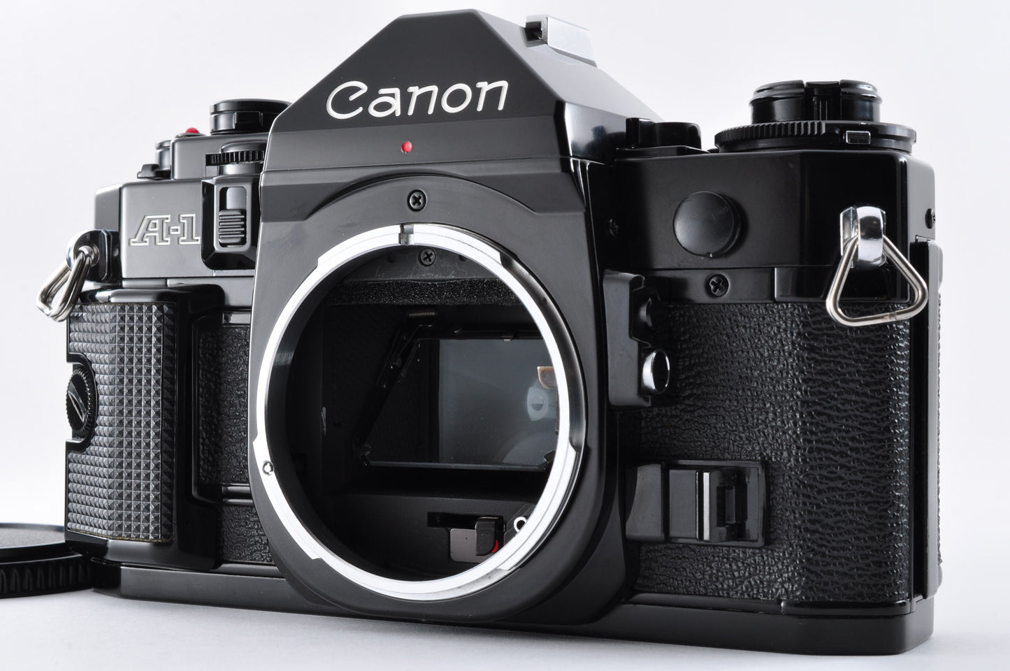 Canon A-1 A1 Black Maintained Meter Works 35mm SLR Camera Body Only From Japan #1094384