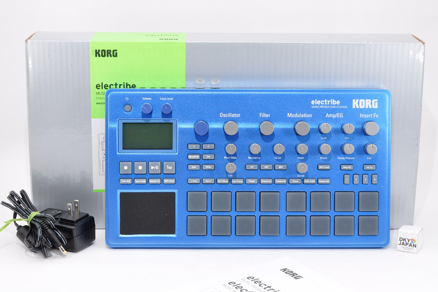 Korg ELECTRIBE 2 Music Production Station Sequencer Synthesizer BLUE Used From Japan #026065