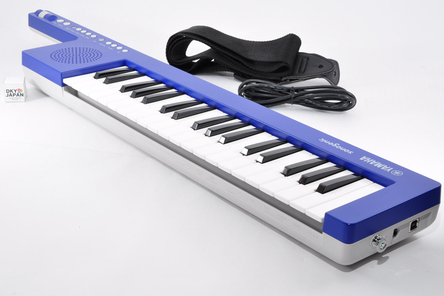 Yamaha SHS-300BU Shoulder Keyboard Blue w/Box,Strap 37key Used From Japan #JEZP01149
