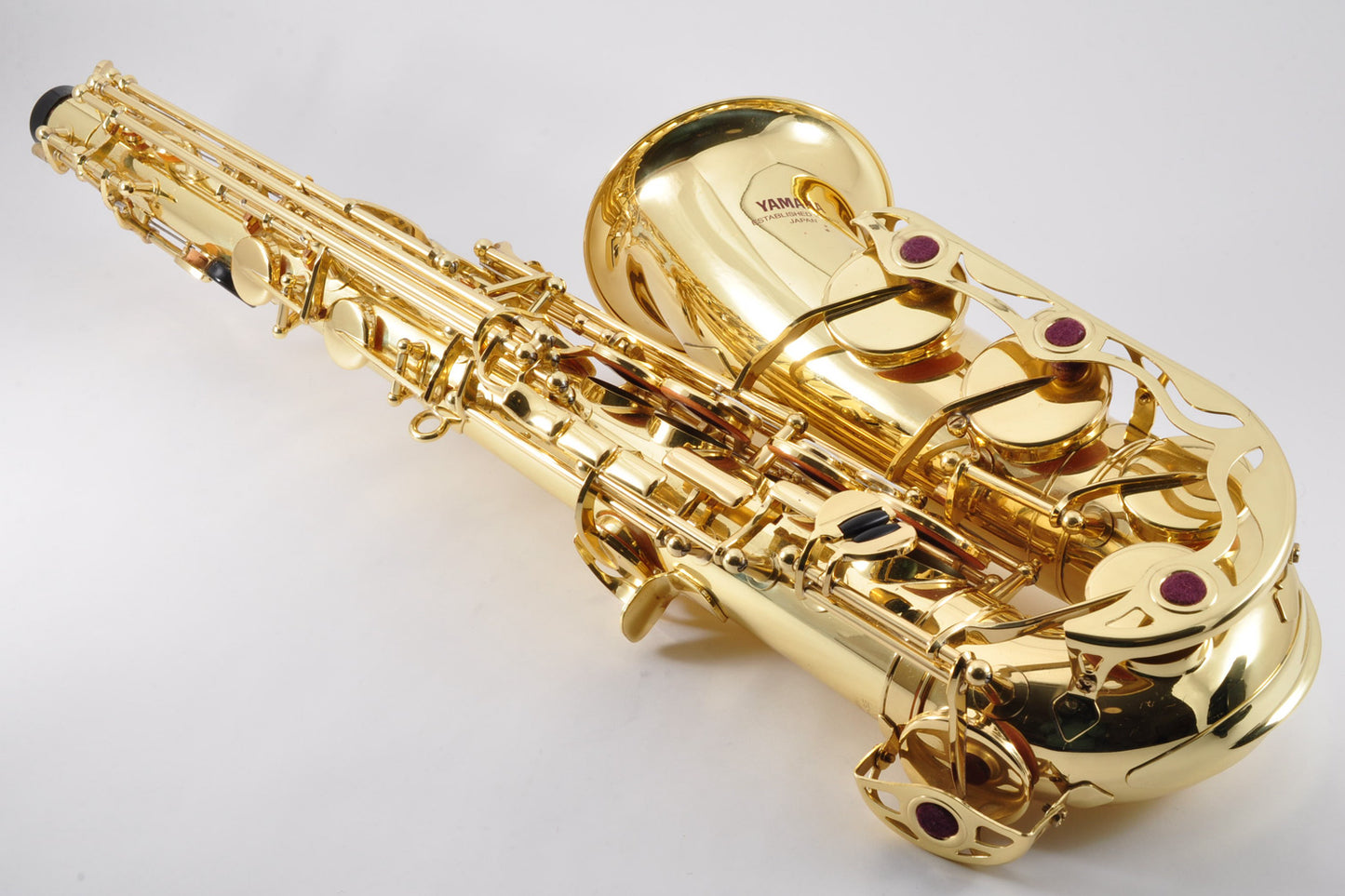 Yamaha YAS-32 Alto Saxophone Purple Logo Made In Japan Eb Key Used From Japan #038543